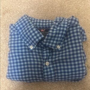 Vineyard Vines Blue Casual Button Down Slim Fit Shirt